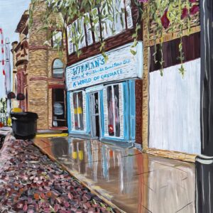 Chocolate Shop Art Print | Signed Limited Edition, Somerset Velvet